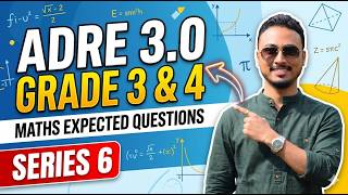 ⚡ADRE 3.0 Grade 3 & 4 | Maths | Series 6🚀