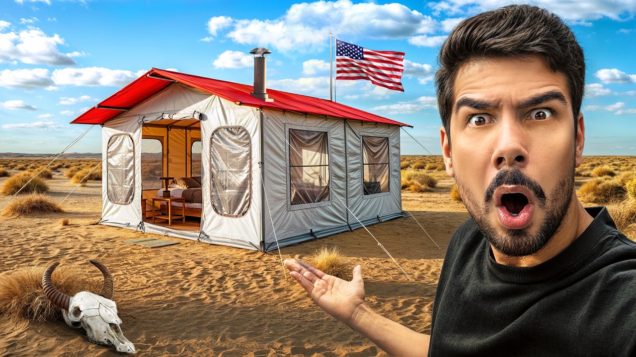 Passei a Noite na casa MAIS ISOLADA dos Estados Unidos