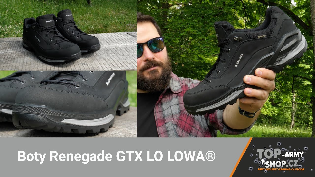 Boty Renegade GTX LO LOWA® Pro každou příležitost! Top-ArmyShop - YouTube