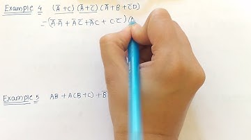 Simplification of Boolean Expression using Boolean Algebra Rules (Part 3)
