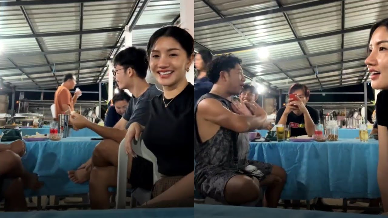 ทีมบ้านแสงทองมาถึงชัยนาทแล้ว ทานข้าวบ้านพระเอกอาหารจัดเต็มมาก ครอบครัวพระเอกต้อนรับเป็นอย่างดี