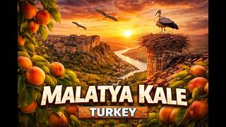 Malatya Kale Sunset Drone 4K