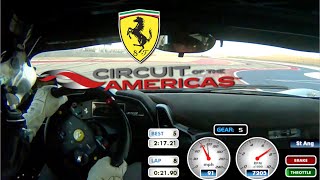 THIS THING IS SO FUN TO DRIVE! | ONBOARD FERRARI 458 CHALLENGE AT COTA