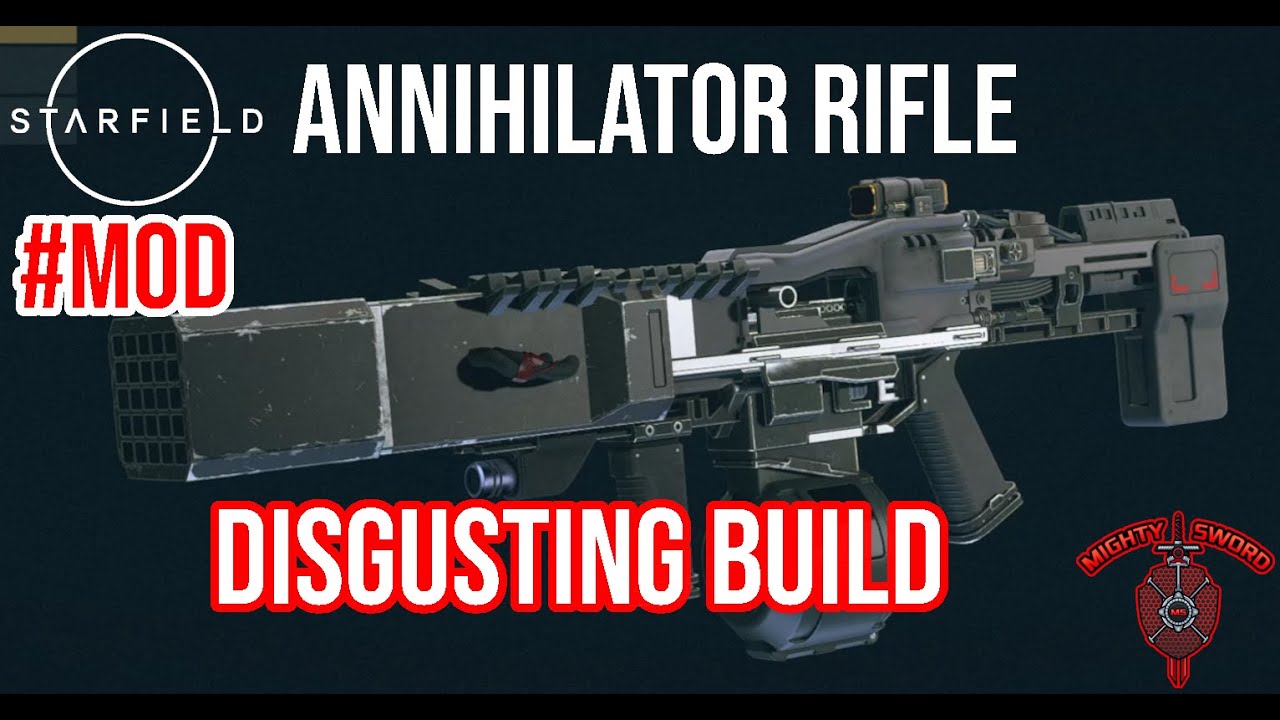 Starfield - INSANE Rifle Build for Shattered Space DLC #mod - YouTube