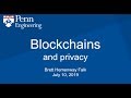 July 10, 2019 - MCIT Online Admissions Webinar: Blockchain with Prof. Brett Hemenway Falk