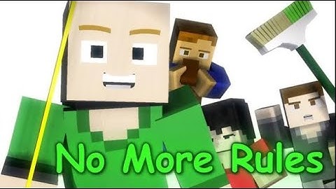 [Minecraft Animation] "No More Rules" song by TryHardNinja|( Baldi