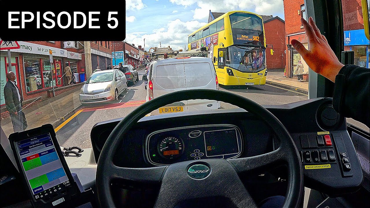 Wright StreetDeck Bus POV Drive on Service (Picking up Passengers) - Episode 5