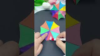 How To Make Umbrella With Paper Umbrella Craft,