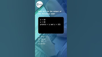 Python MCQ: Using Logical AND #python #pythonMCQ #pythoncoding #coder