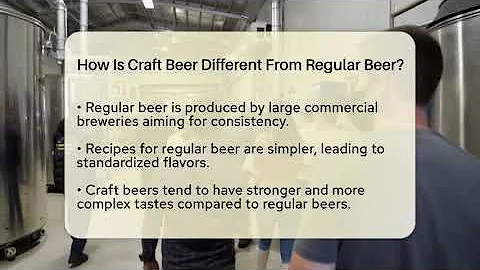 How Is Craft Beer Different From Regular Beer? | The Pint Guy