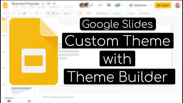 Google Slides Tutorial: How to create custom theme/template in google  slides easily