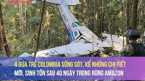 4 đứa trẻ Colombia sống sót, kể những chi tiết mới, sinh tồn sau 40 ngày trong rừng Amazon