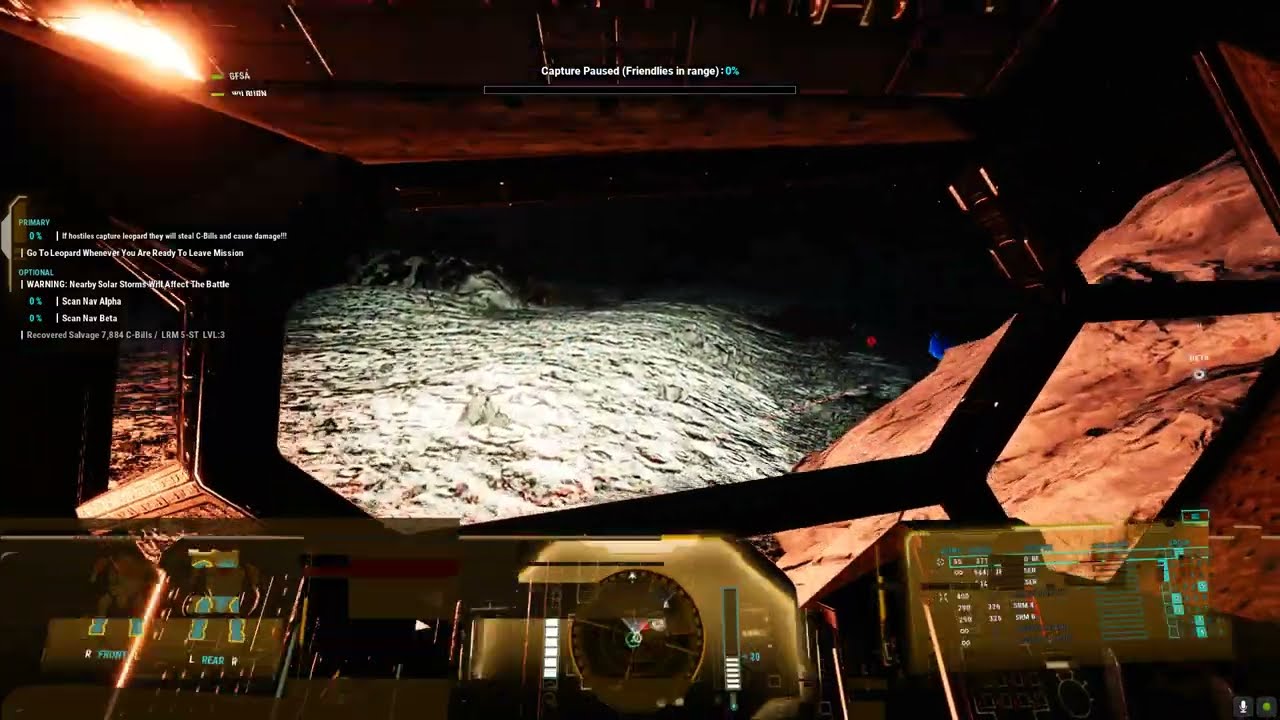 Mechwarrior 5 Mercs Modded - Moon vonbiome (Exploration Mission - Pirate Looting)