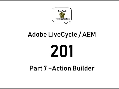 LiveCycle / AEM Designer 201 - Part 7 Action Builder