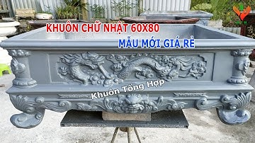 Khuôn chậu chữ nhật 60 80 giá rẻ | Khuôn Tổng Hợp