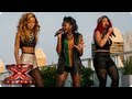 Miss dynamix sing pure shores by all saints  judges houses  the x factor 2013