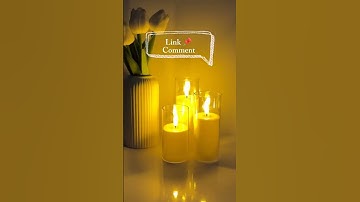 Flameless LED Candles with Remote Controller #shorts