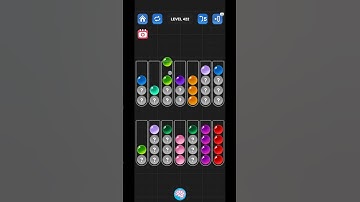 Lv 422 Ball Sort Puzzle - Color Game / 顏色分類遊戲 / ボールソーティングパズル (Guru Game)  #ballsortpuzzle