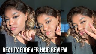 BEAUTY FOREVER WIG REVIEW BLONDE OMBRE