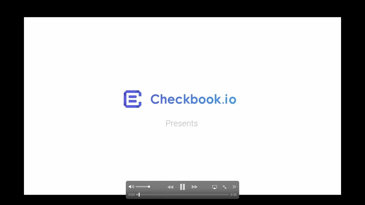 Checkbook.io Instant Pay YouTube
