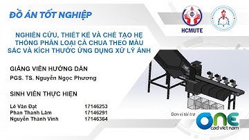 DT133 - NGHIÊN CỨU, TK VÀ CHẾ TẠO HT PHÂN LOẠI CÀ CHUA THEO MÀU SẮC VÀ KÍCH THƯỚC ỨNG DỤNG XỬ LÝ ẢNH