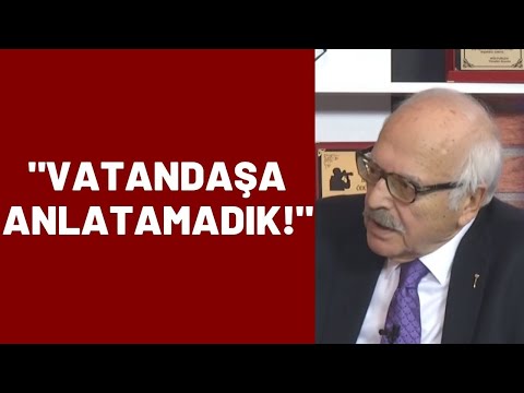 Sabih Kanadoğlu: Böyle bir rejimin geleceğini vatandaşa anlatamadık!