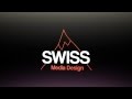 Swiss media design  3d logo design