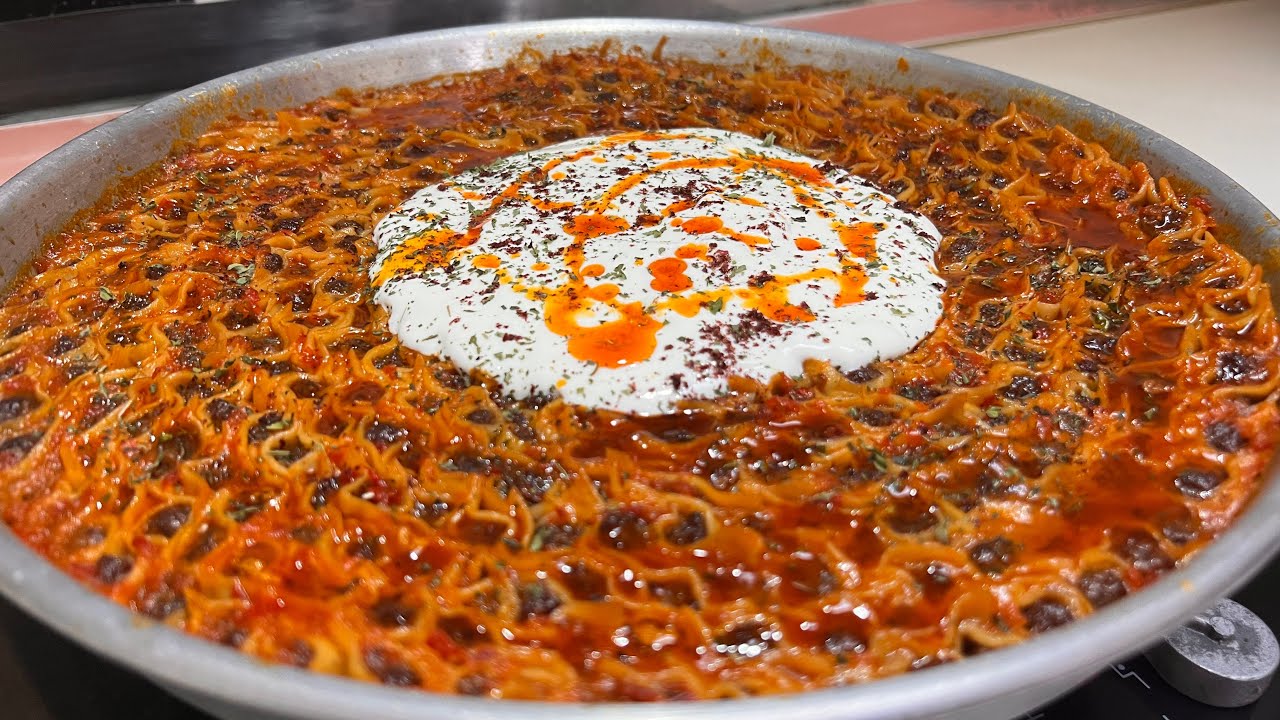 MASTERCHEF TE 👨‍🍳 TEPSİ MANTISI TARİFİ EN KOLAY NASIL YAPILIR.