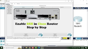 Enable and Configure SSH (a secure method for remote access) in Cisco Router - Step by Step Guide