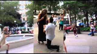 Linda U0026 Davids Flash Mob Proposal  Detroit Mi