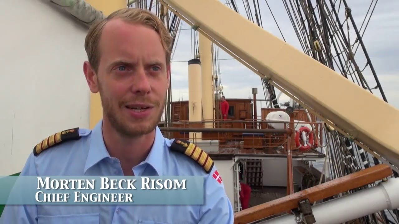 Training Ship In Sea