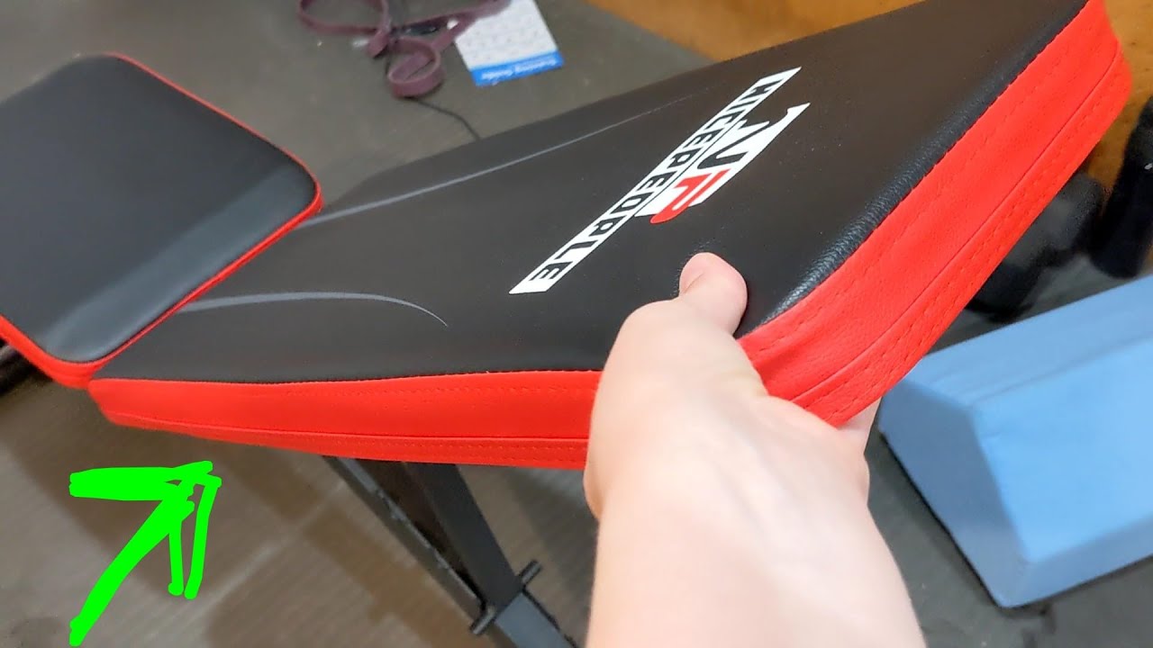 NICEPEOPLE adjustable weight bench video