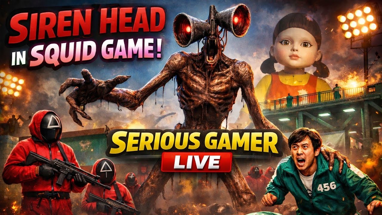 Squid Game LIVE 🔴One Second No Chance😵