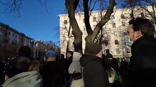 Начались протесты в Беларуси Люди скандируют Слава Украине!