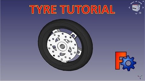 FreeCAD Tutorial : How to make a Tyre in Freecad.