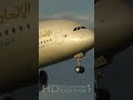 LARGEST PASSENGER PLANE Etihad Airways Airbus A380 Takeoff at Melbourne Airport
