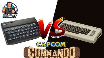 Sinclair Spectrum VS Commodore 64  COMMANDO comparison