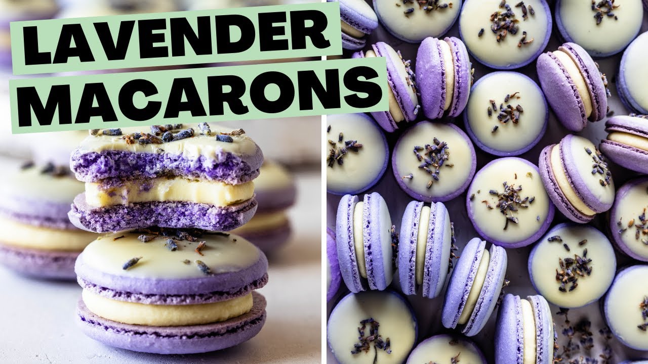 Lavender Macarons