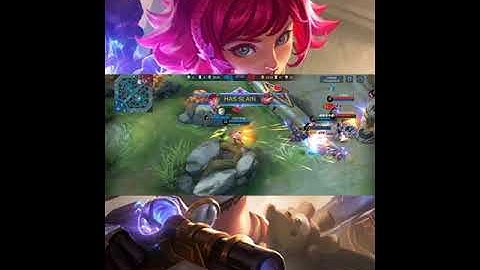 Beatrix unstoppable gameplay, double kill, maga kill, MLBB, intro gamer
