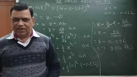 Application of Derivatives # Class 12 RBSE exercise 8.4 questions 7, 8, 9