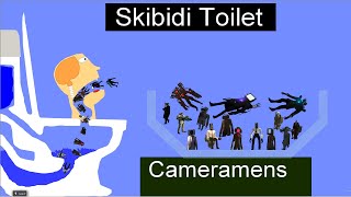 Skibidi Toilet eats Cameramans,Speacermans,TVmans.