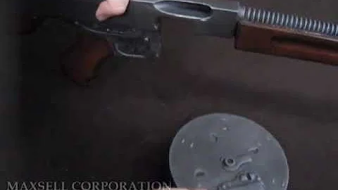 Maxsell's Thompson Submachine Gun Resin Replica Dr...