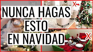 NAVIDAD 2023 🎄❄️ ERRORES que ARRUINAN tu DECORACIÓN NAVIDEÑA  + [ Soluciones ]