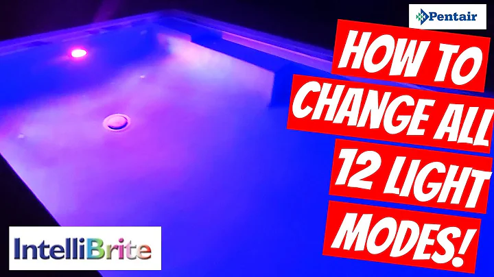 ¡Descubre 12 modos de luz de la lámpara de piscina Intellibrite 5G!
