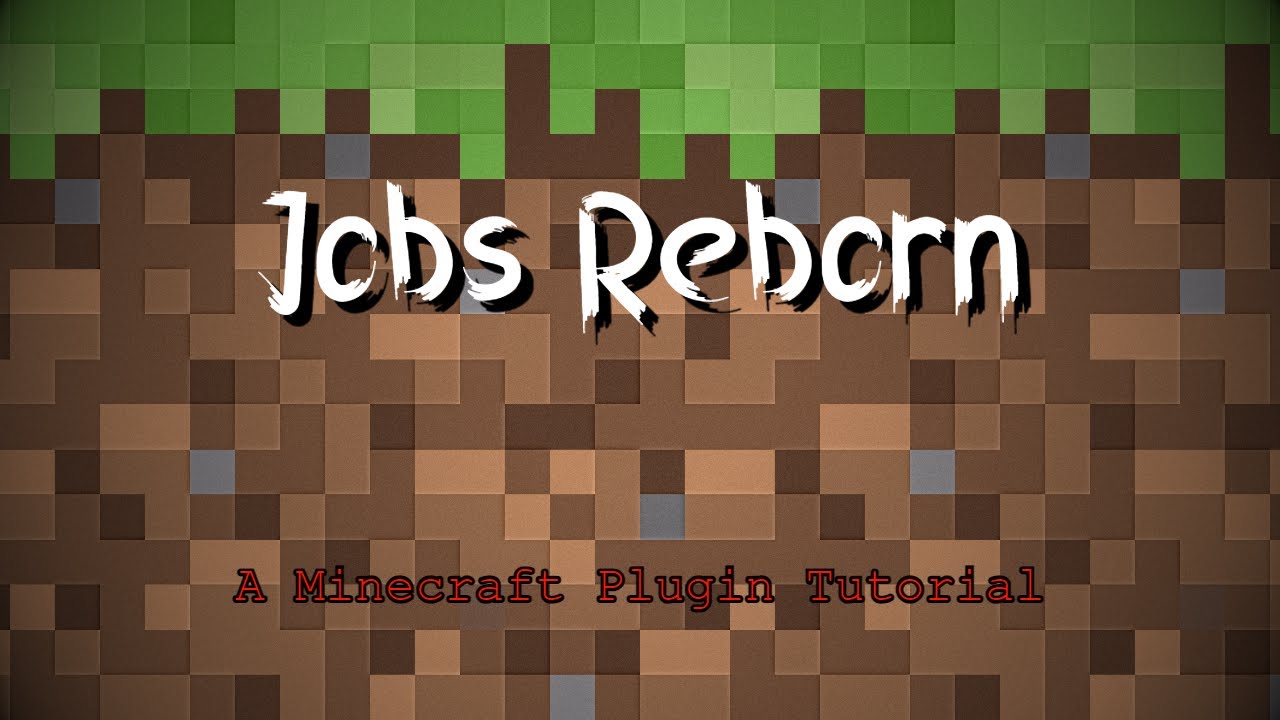 Minecraft Jobs Reborn Plugin Tutorial YouTube
