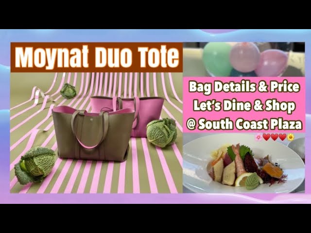 Moynat Duo Tote Details & Price • Dine & Shop with Me @ Hamamori South  Coast Plaza A5 Wagyu 