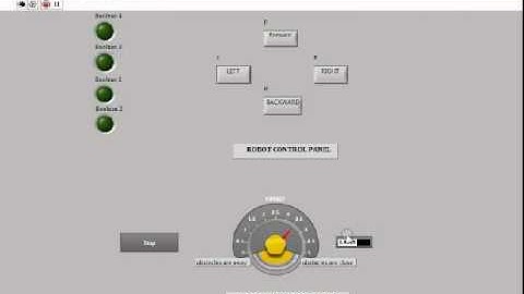 LabBot1.0 :Labview Controlled Mobile robot : video