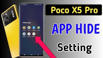 How to hide apps in Poco x5 pro 5g /Poco x5 pro app hide/app hide setting