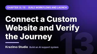 Ch. 13 – Connect a Custom Website and Verify the Journey | Krazimo Studio