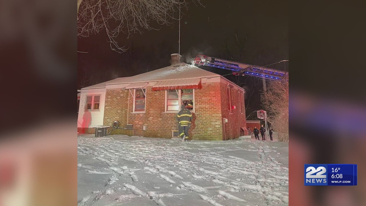 Electrical malfunction causes house fire in Springfield - YouTube